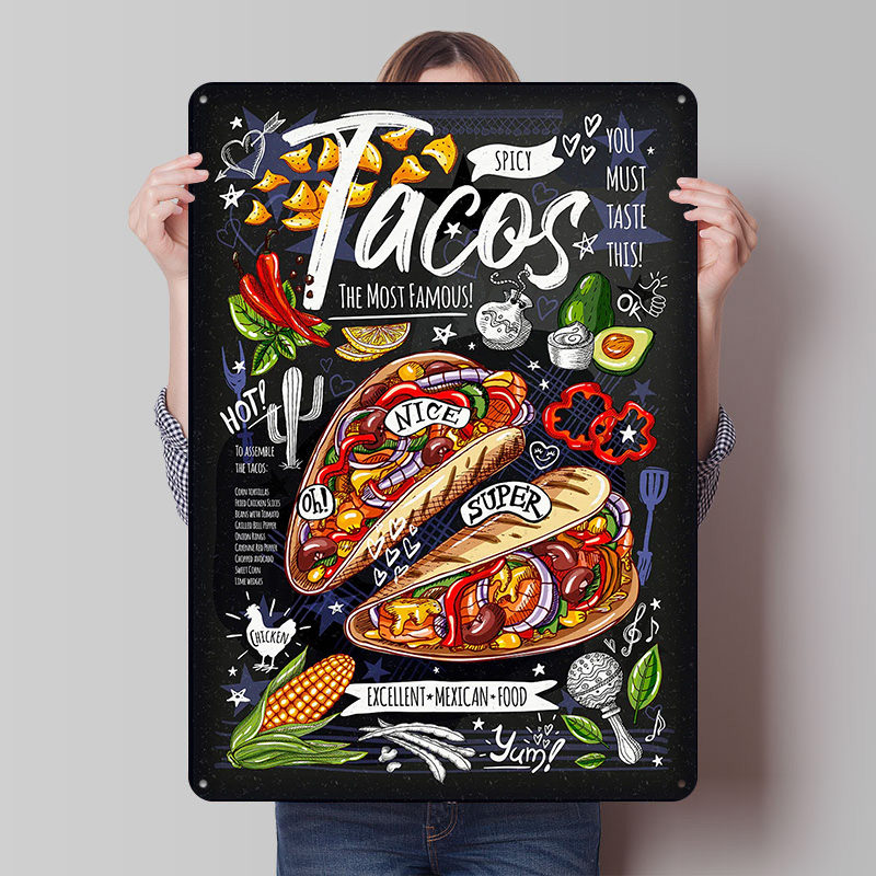 Retro Gaming Cafe - Placa de Metal Vintage Personalizada para