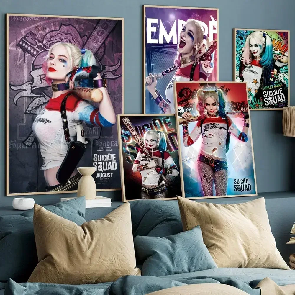 Retro Gaming Cafe - Sexy menina q-quinns-h-harleys cartaz retro papel