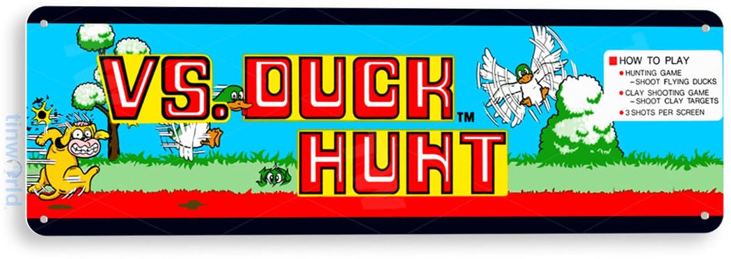 Retro Gaming Shops - Classic Gaming Console Tin Sign, Duck