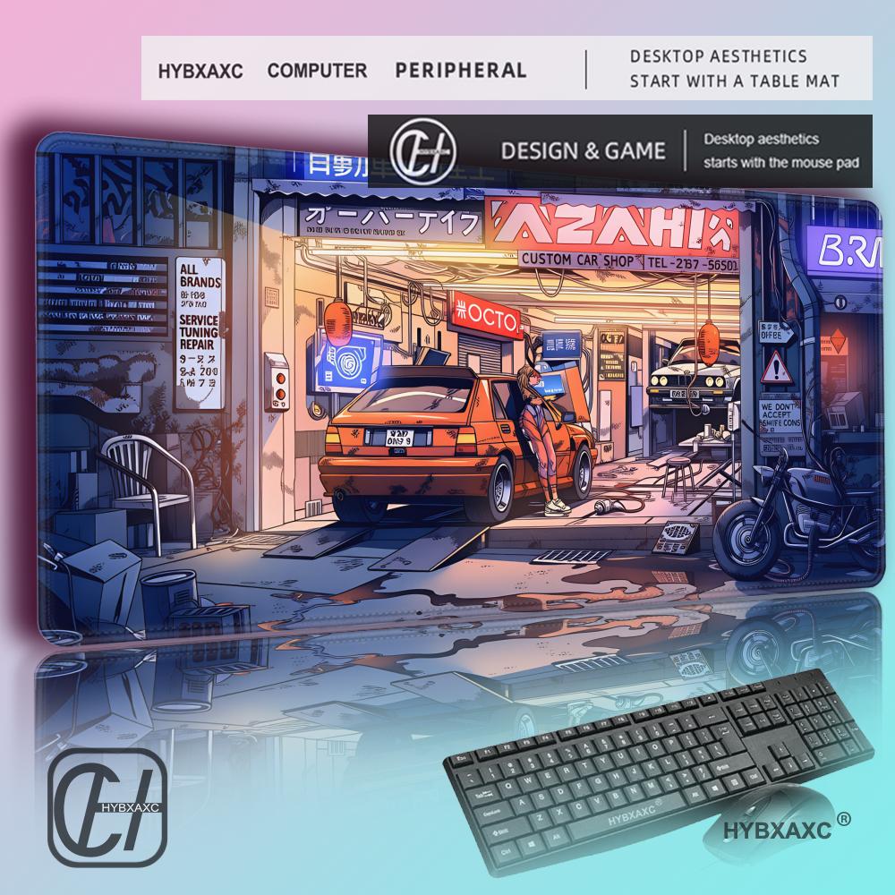Retro Gaming Shops - Mouse Pad Retro Cyberpunk HYBXAXC Grande