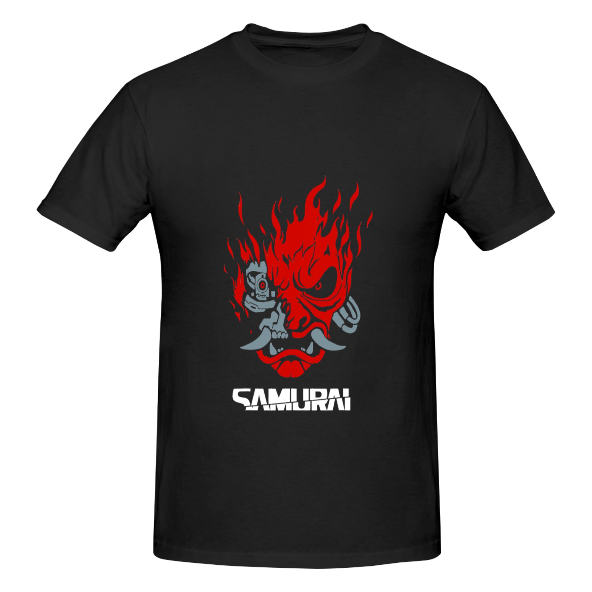 Retro Gaming Shops - Camiseta masculina estampada engraçada vintage samurai