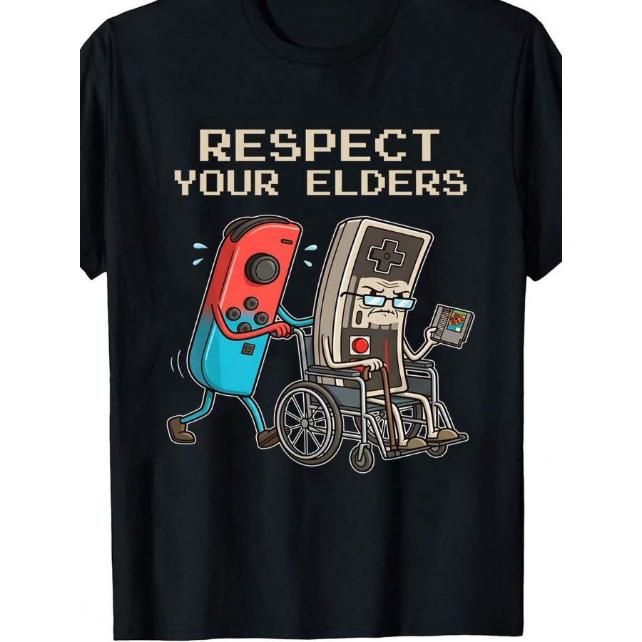 Retro Gaming Shops - 【Nova Chegada】Camiseta masculina de jogos retrô