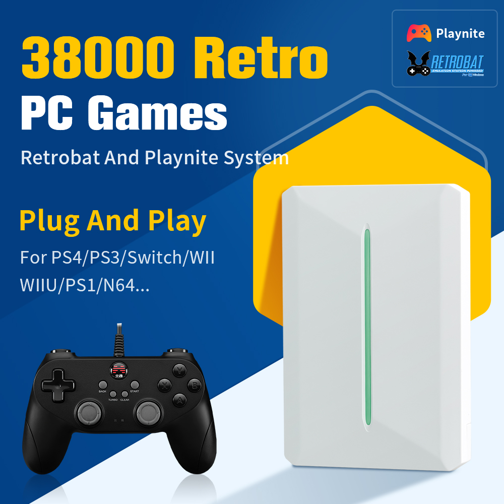Retro Gaming Hard Drive - Disco rígido de jogo retrô portátil