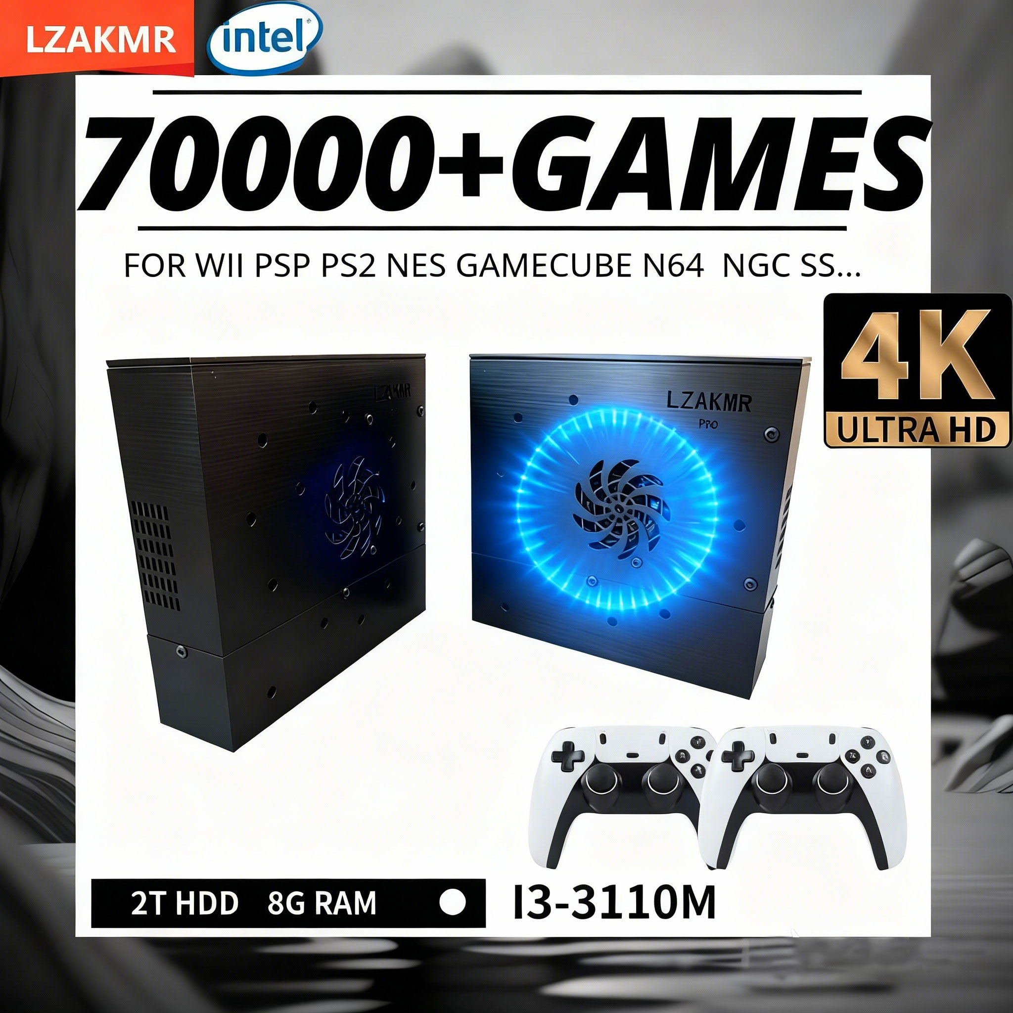 Retro Gaming On Windows - Console de jogos retrô 8G RAM