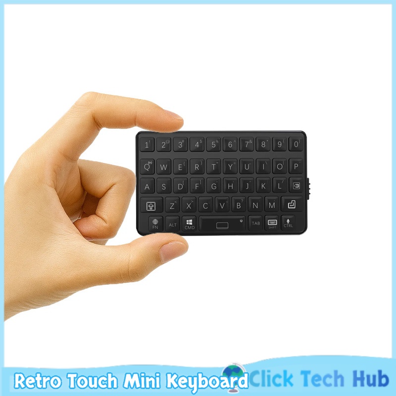 Retro Gaming Universe - Exknight retro toque mini teclado bluetooth