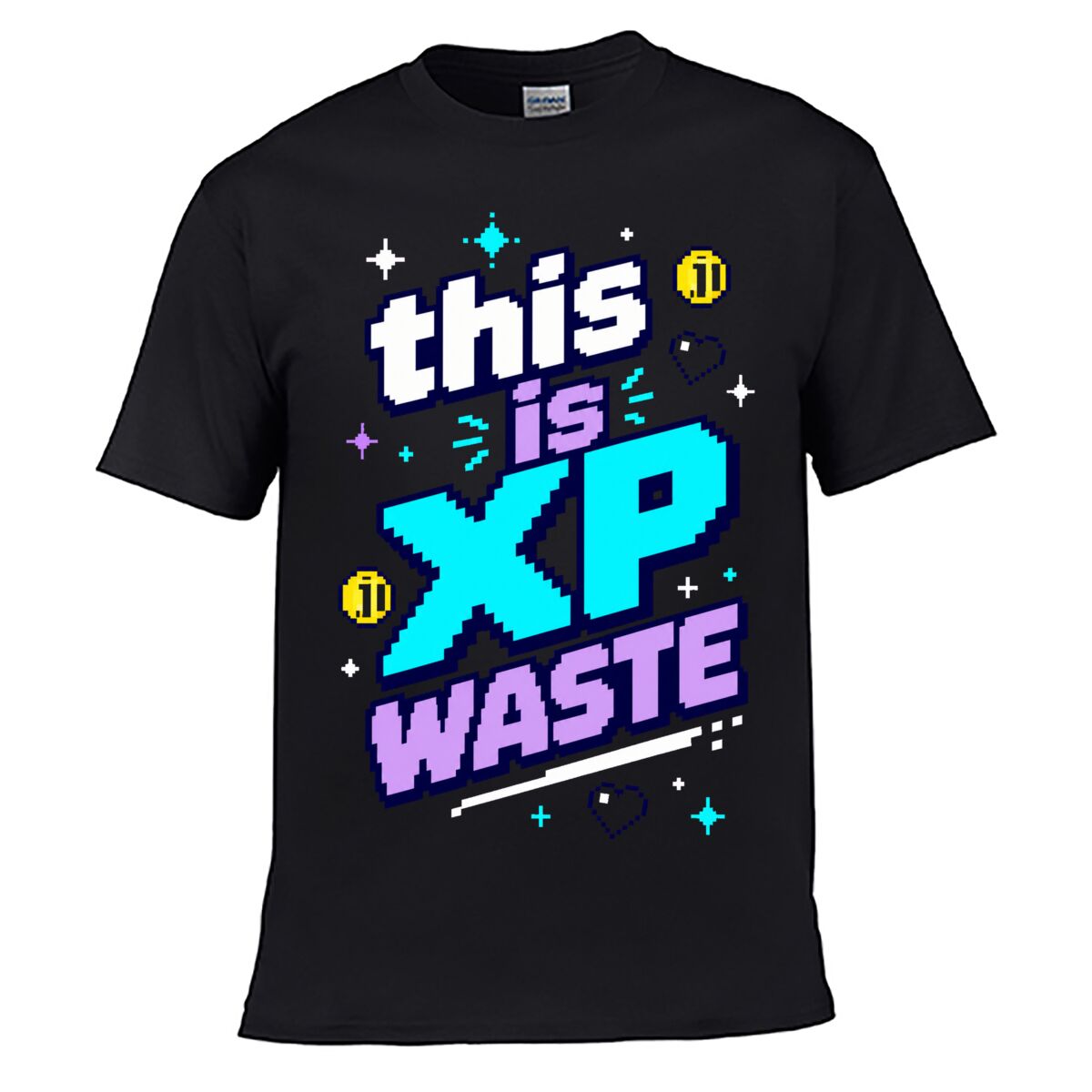 Retro Gaming Shops - Camiseta Casual Vintage com Estampa de