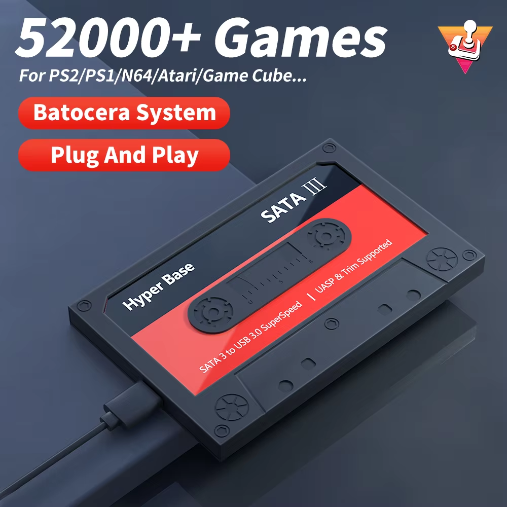 Retro Gaming Hard Drive - Disco rígido de jogo retrô batocera