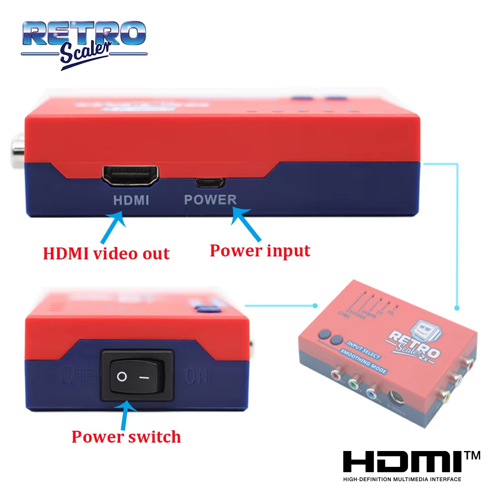 RetroScaler2x A/V para HDMI ®  - Retro Gaming Hard Drive avaliação e preço