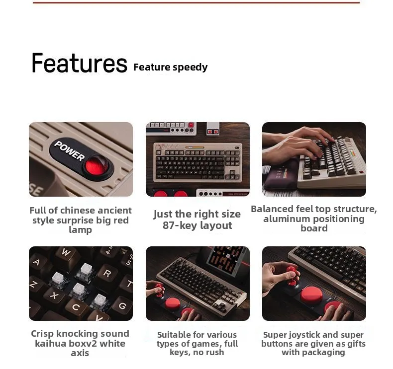 Retro87C64 retro teclado mecân - Retro Gaming Universe avaliação e preço