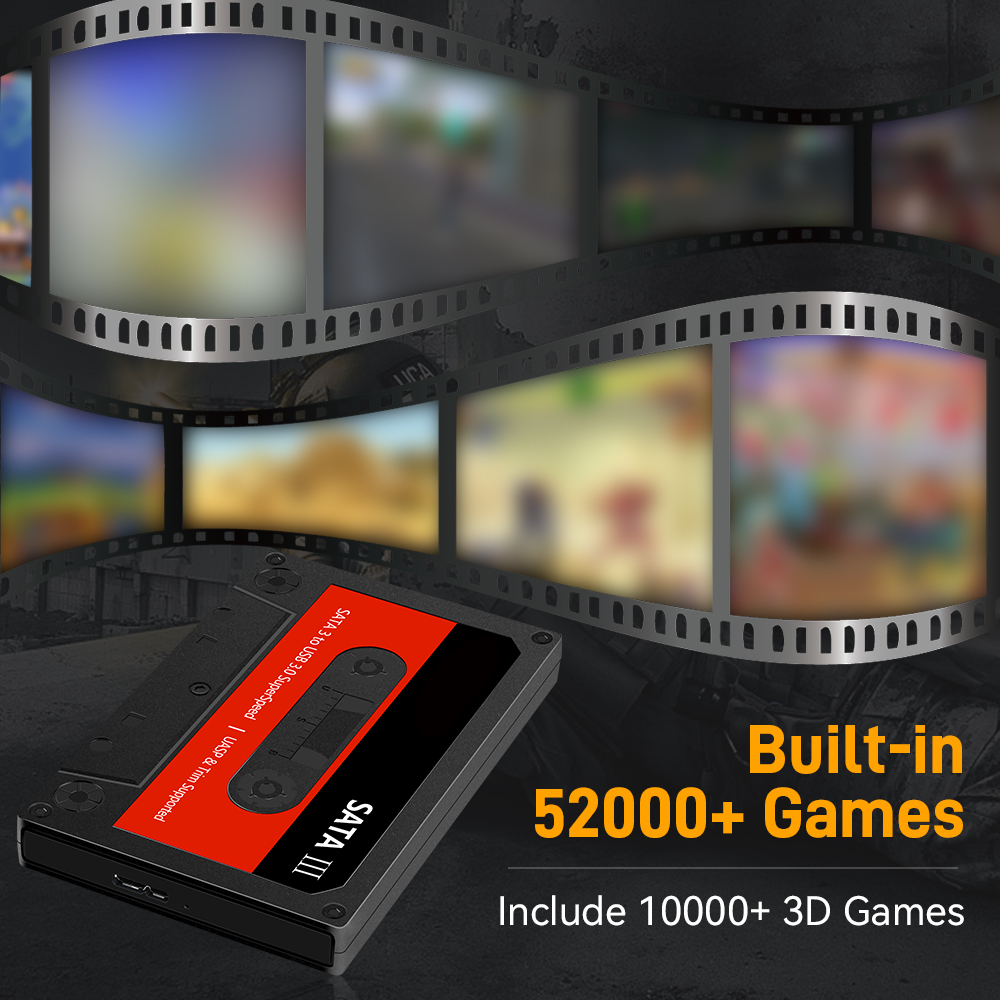 Batocera 500g/2t emulador jogo - Retro Gaming Hard Drive avaliação e preço