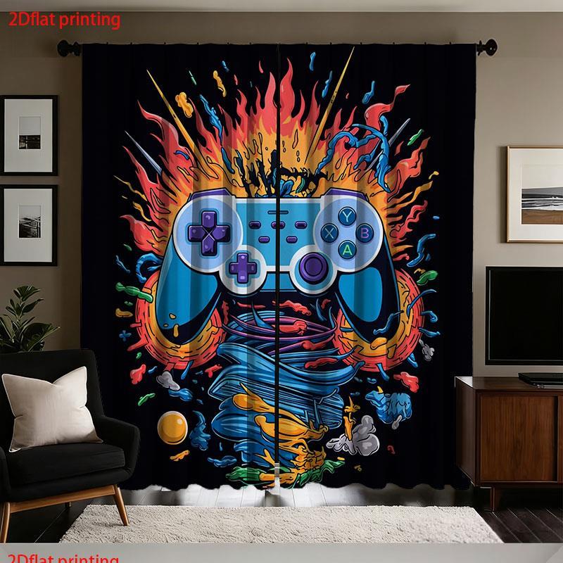 Cortinas de Controle de Videog - Retro Gaming Cafe avaliação e preço
