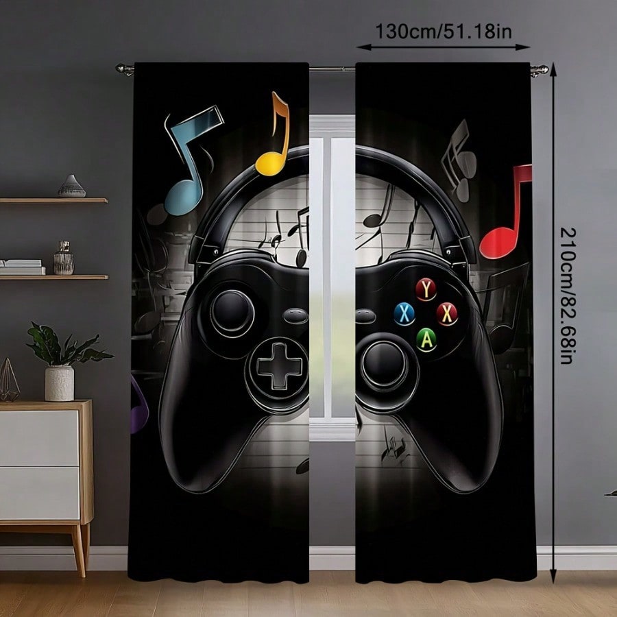 2 Cortinas Retrô para Sala de  - Retro Gaming Cafe avaliação e preço