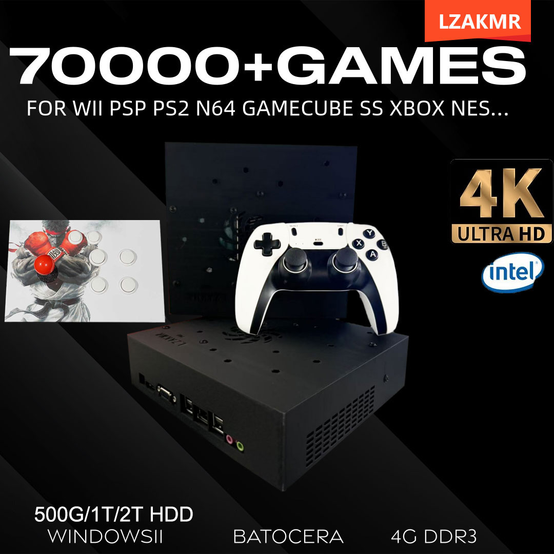 Console de jogos retrô 70000 + - Retro Gaming Batocera avaliação e preço