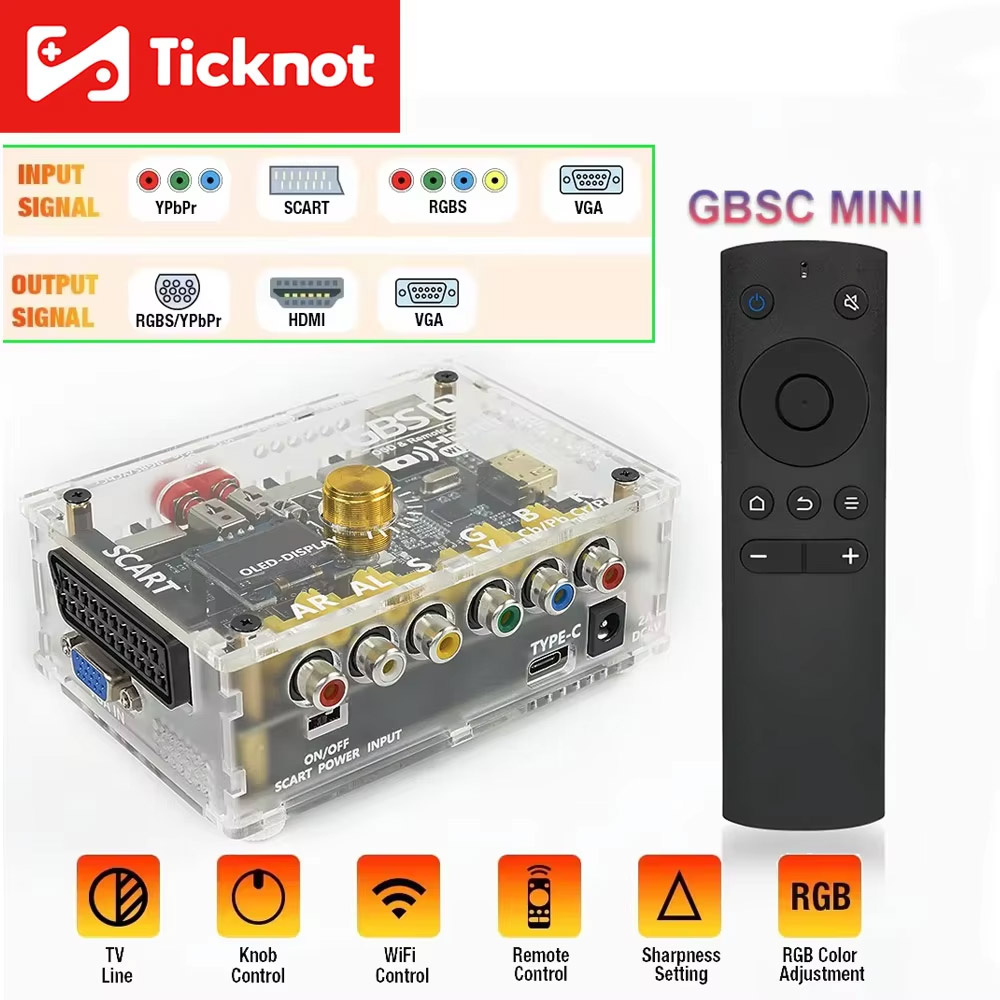Ticknot gss controle gssc mini - Retro Gaming Hard Drive avaliação e preço